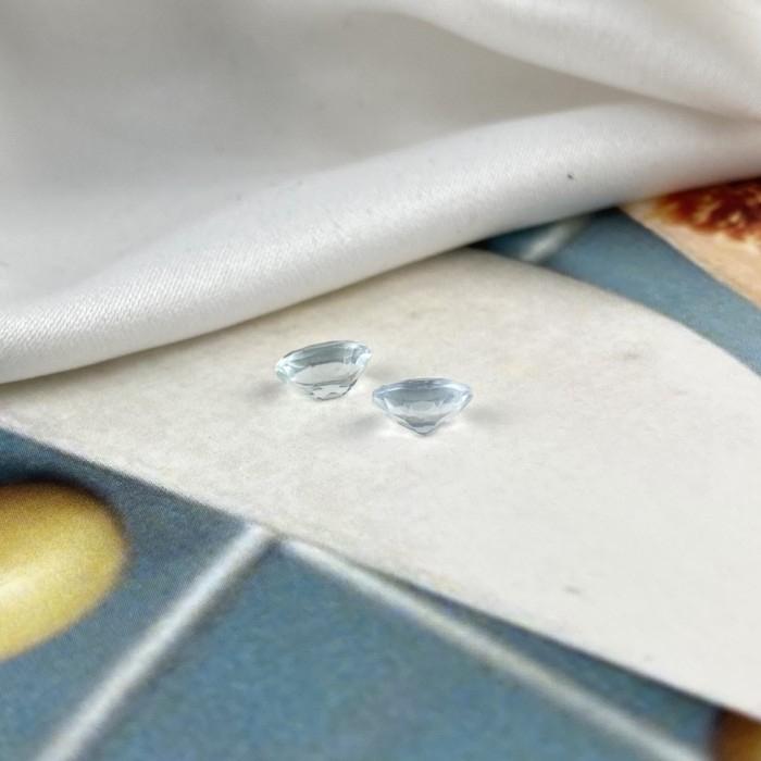 Aquamarine Oval 6x4mm natural