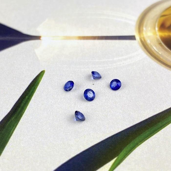 Blue Sapphire Round 2mm Natural