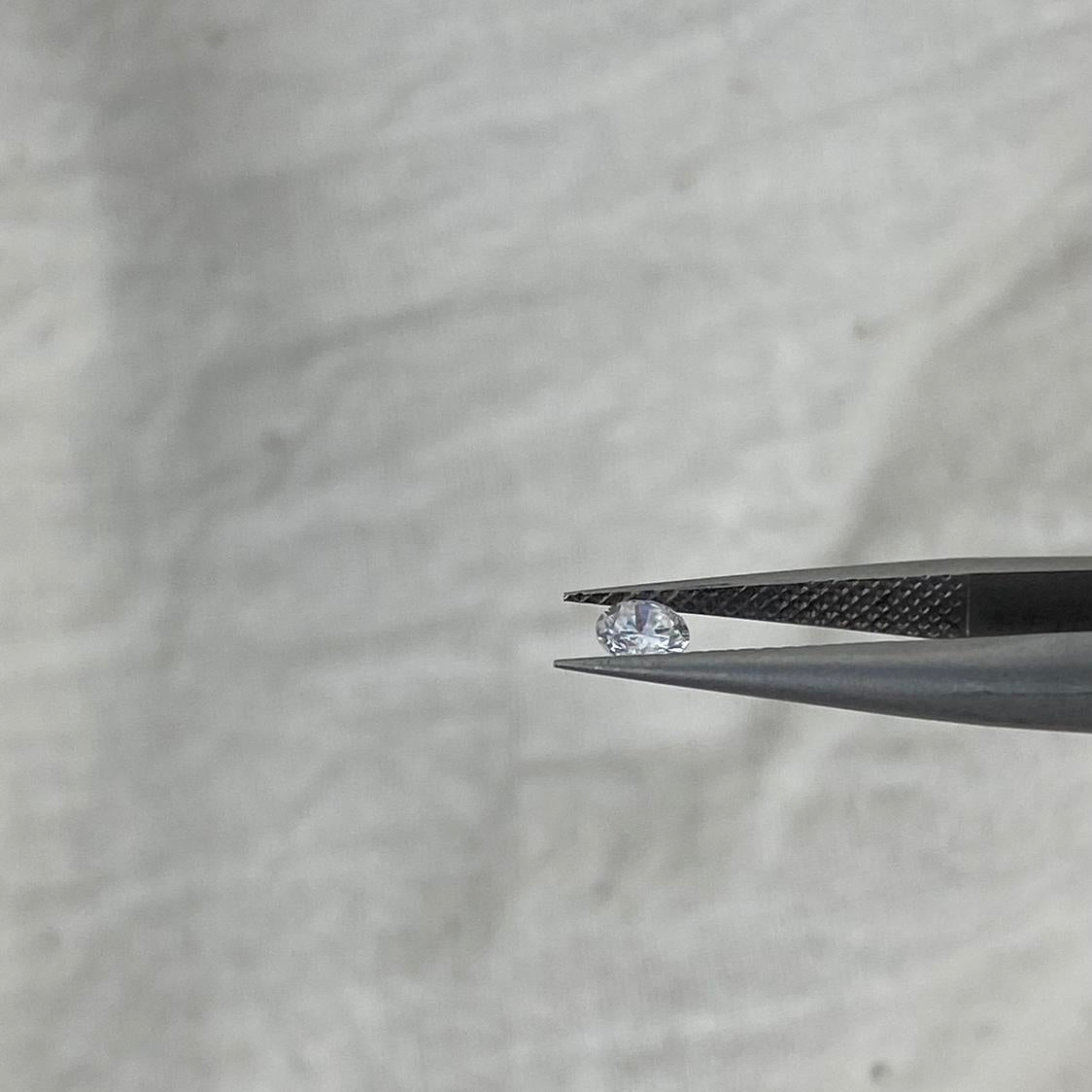 Natural White Diamond 0,10 Carat 3mm