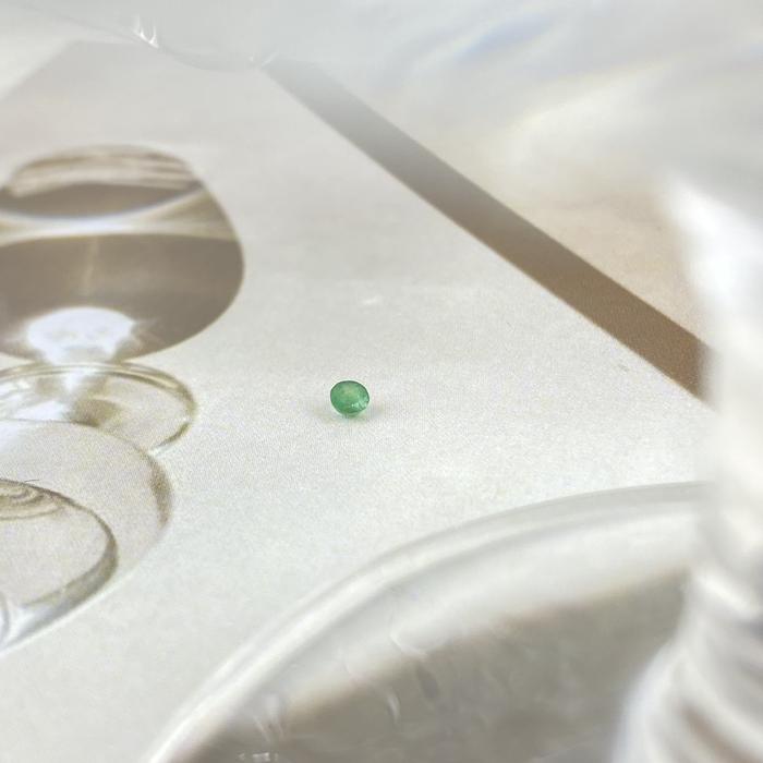 Emerald Round 2,5mm natural