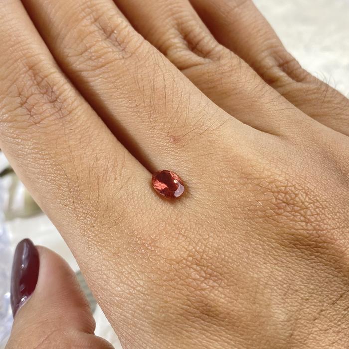 Deep Pink Tourmaline Oval 7x5x3mm