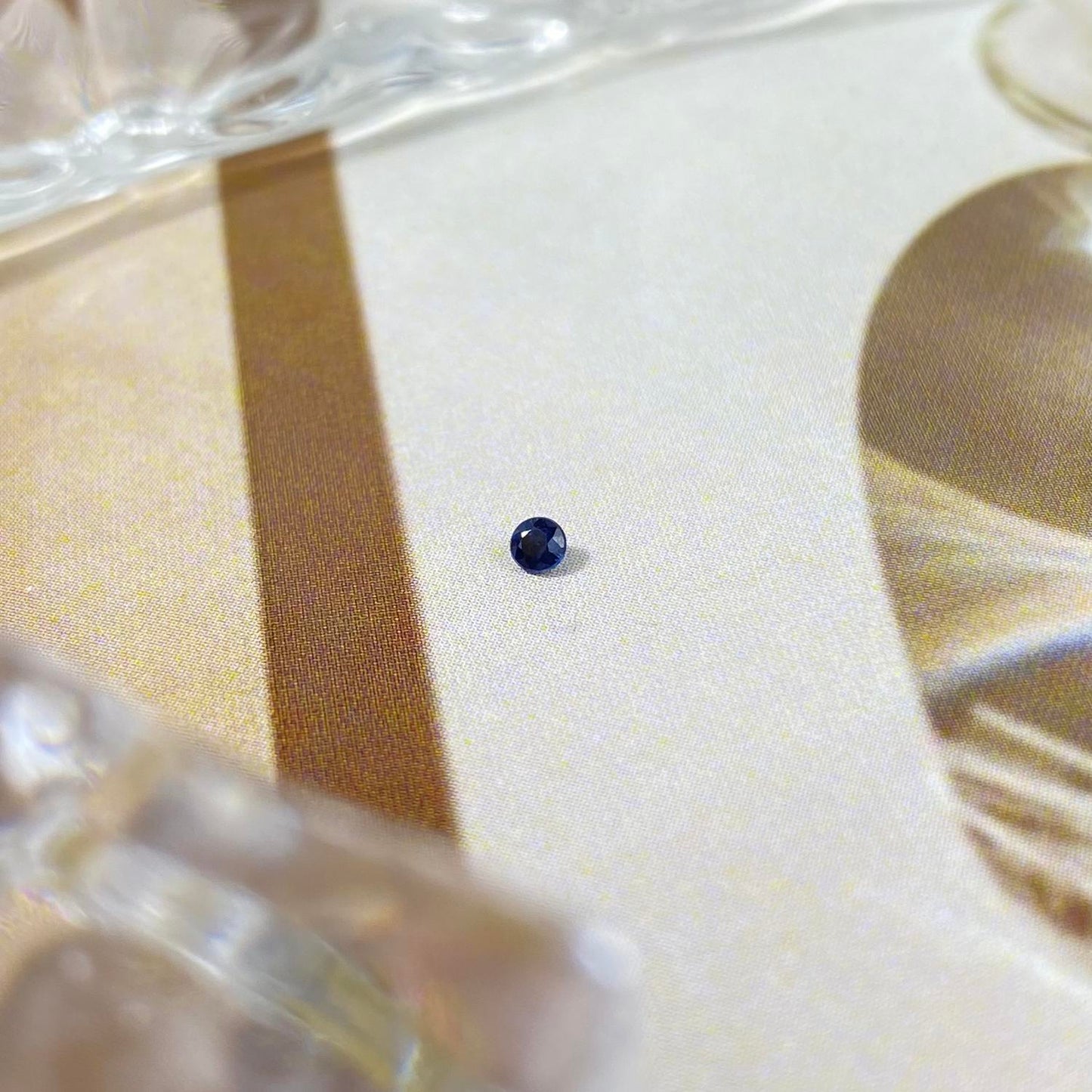 Blue Sapphire Round 2mm Natural