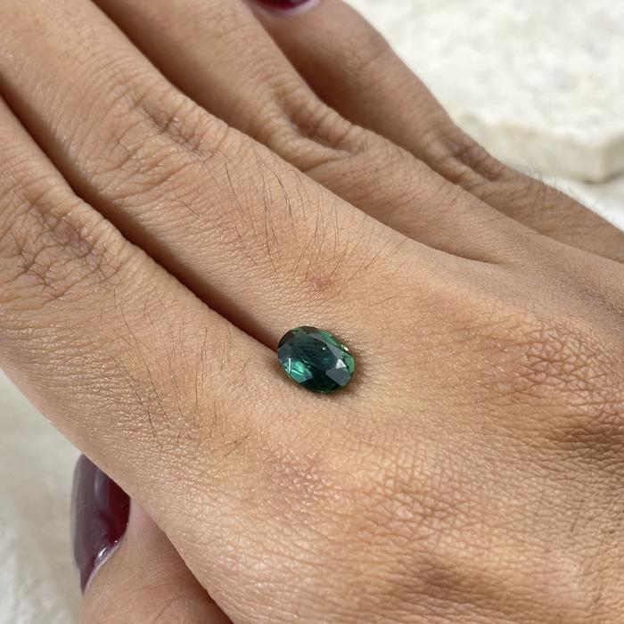 Green Quartz Octagon Oval 8x6mm