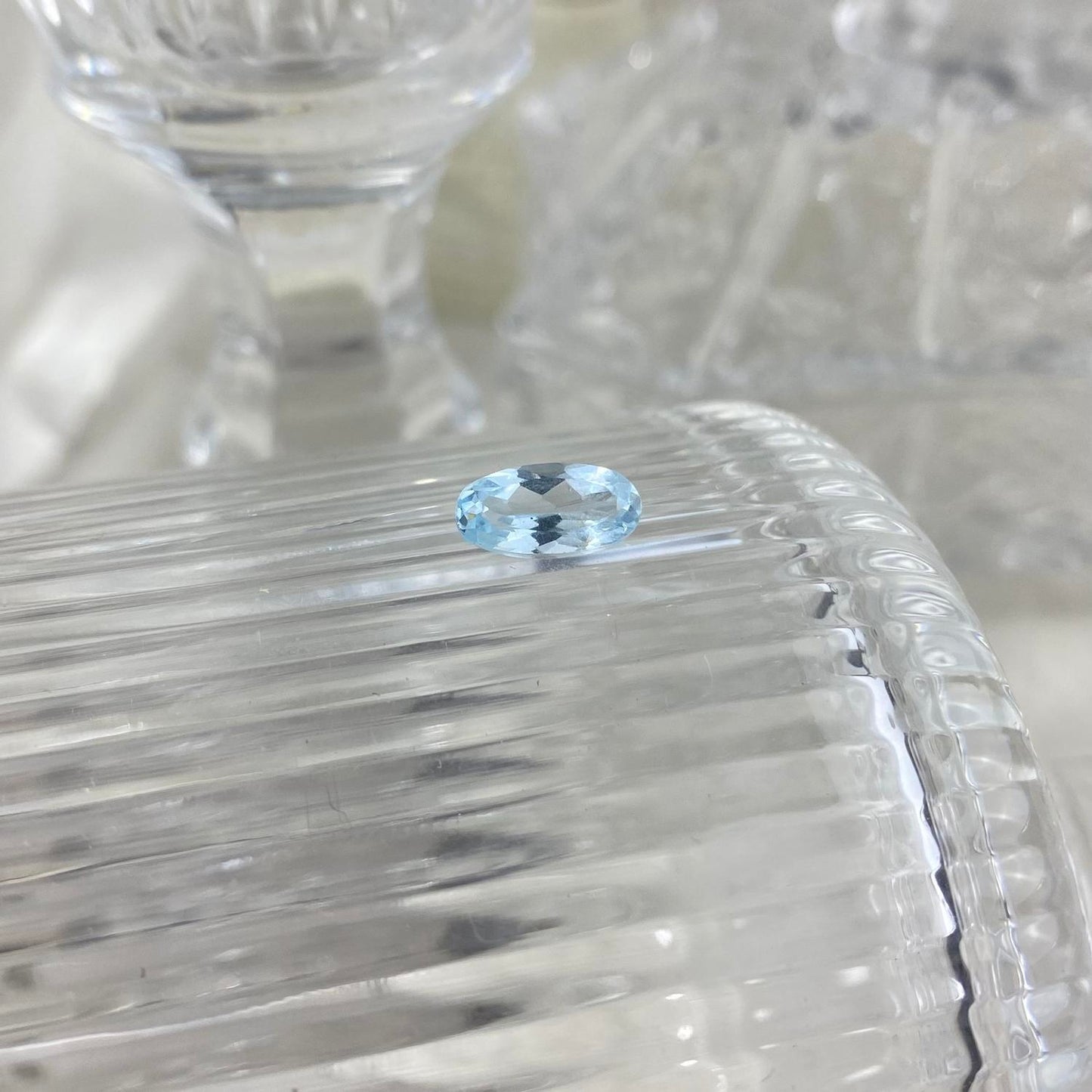 Blue Topaz Oval 1,6ct 9,7 x 5 x 3,7mm