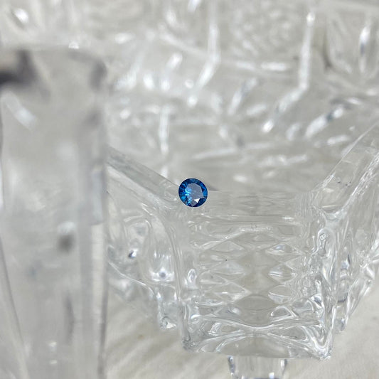 Blue Diamond Round 3,5mm natural