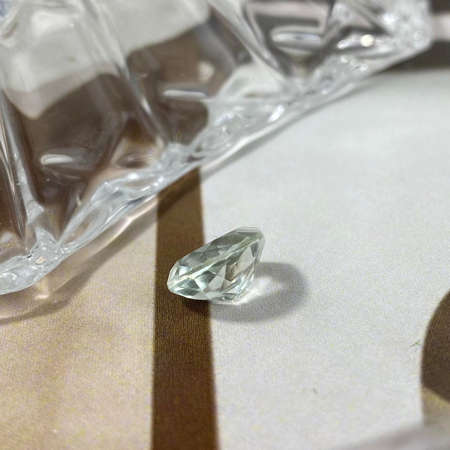 Green Prasiolite Pear 11x8 mm