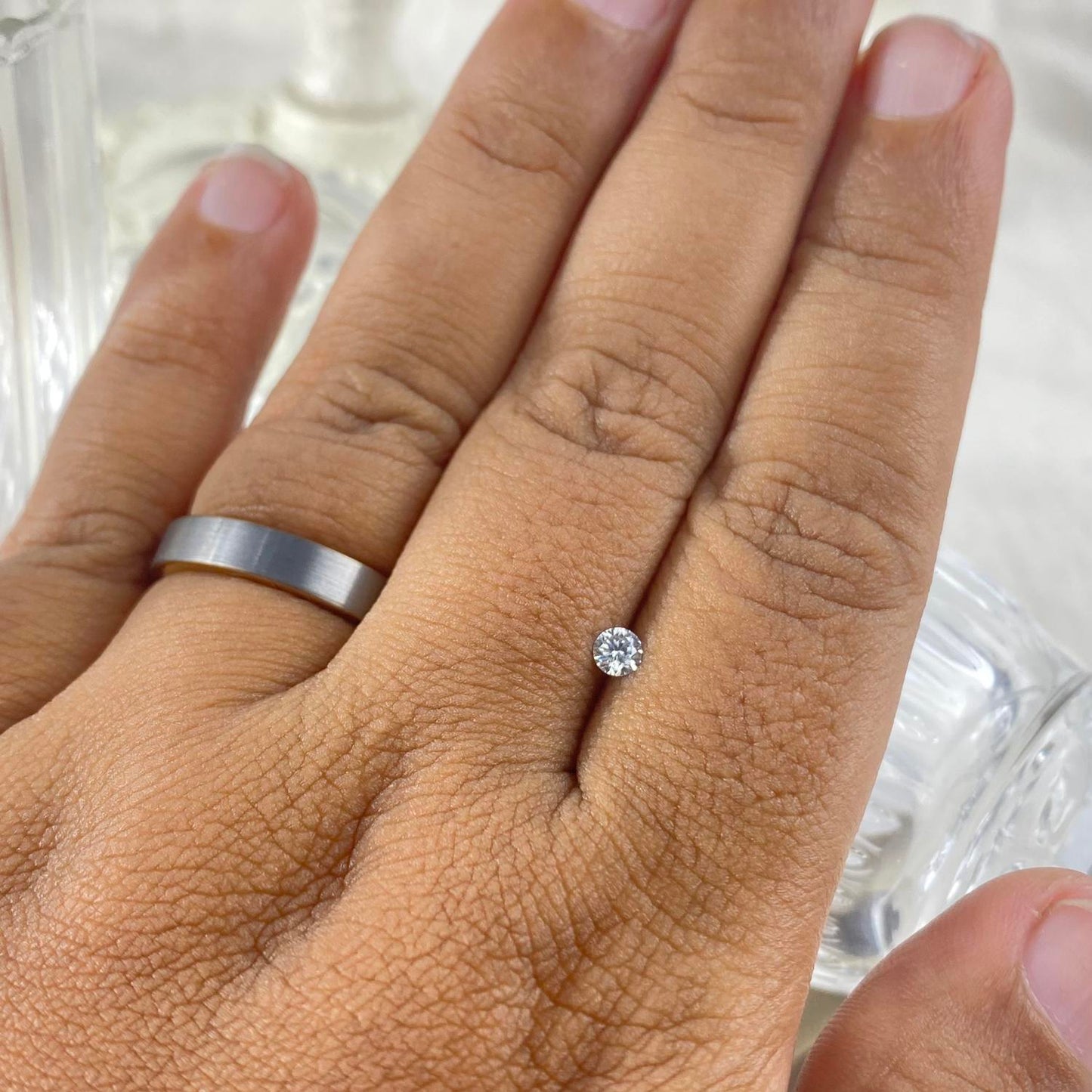 Moissanite Round 3,5mm good