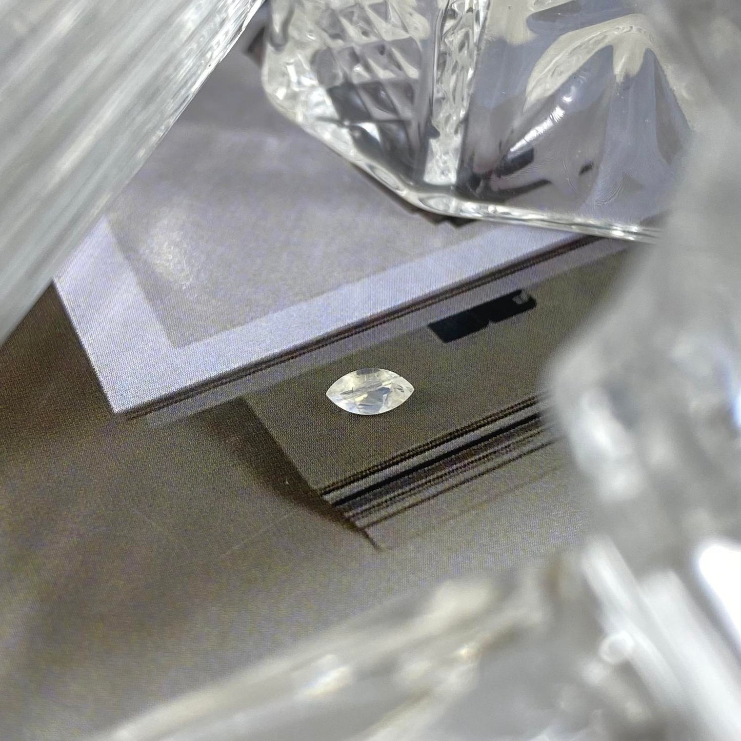 Moonstone Marquise 3x6 mm