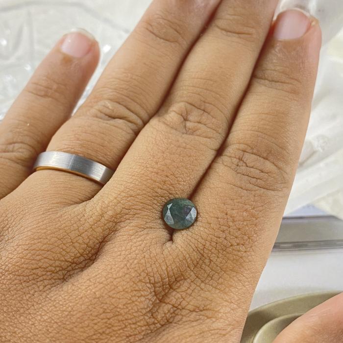 Moss Agate Round 7x7x3,5mm