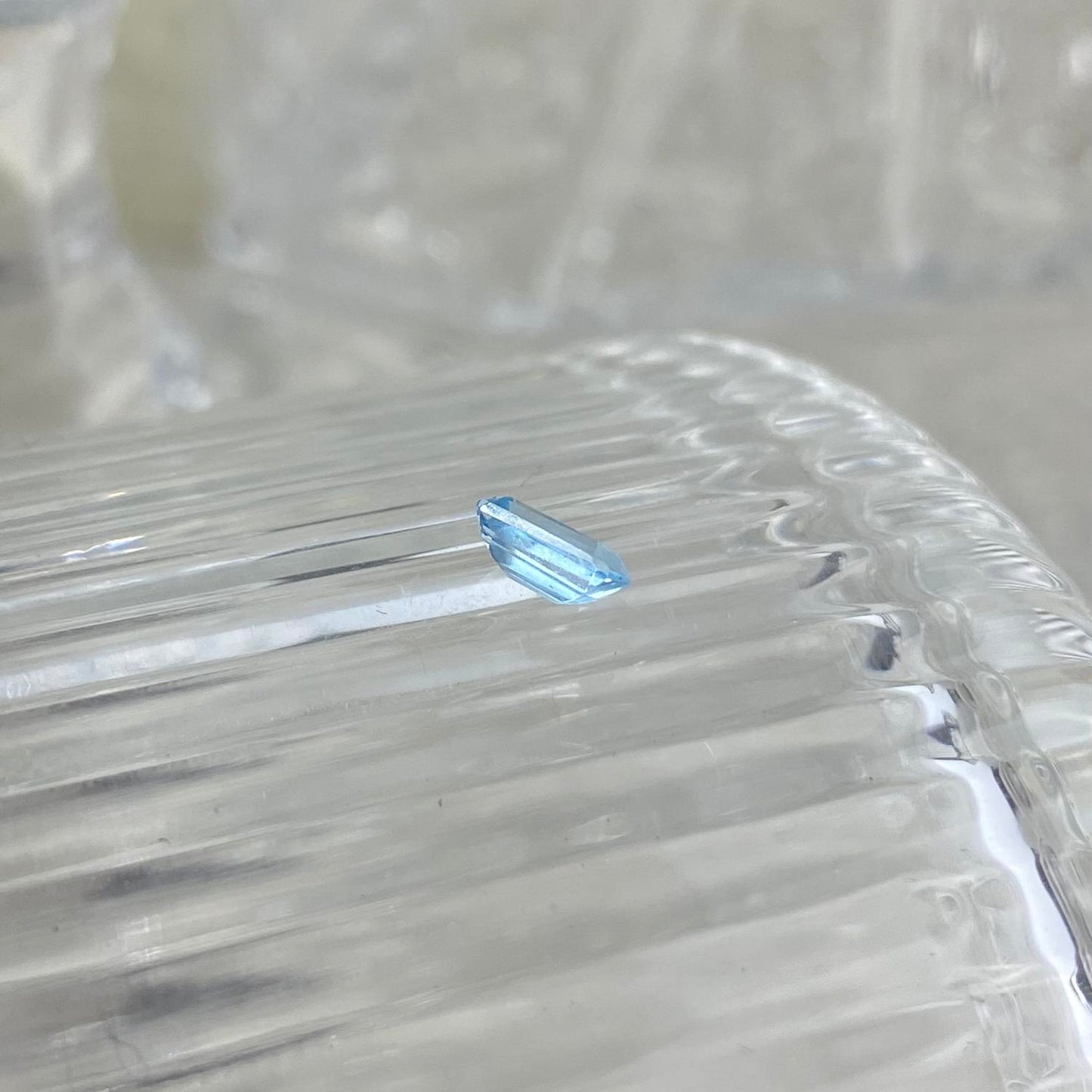 Apatite Paraiba Octagon 4,6x2,9x2,1mm