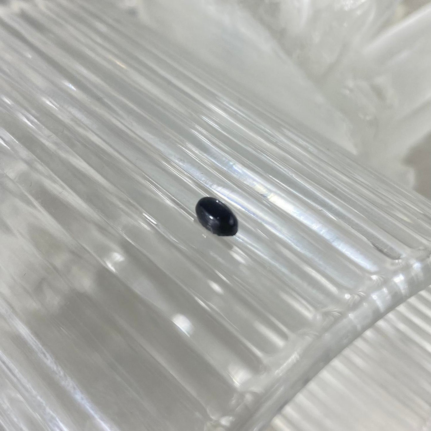 Black Onyx Oval Cabochon 3x5 mm