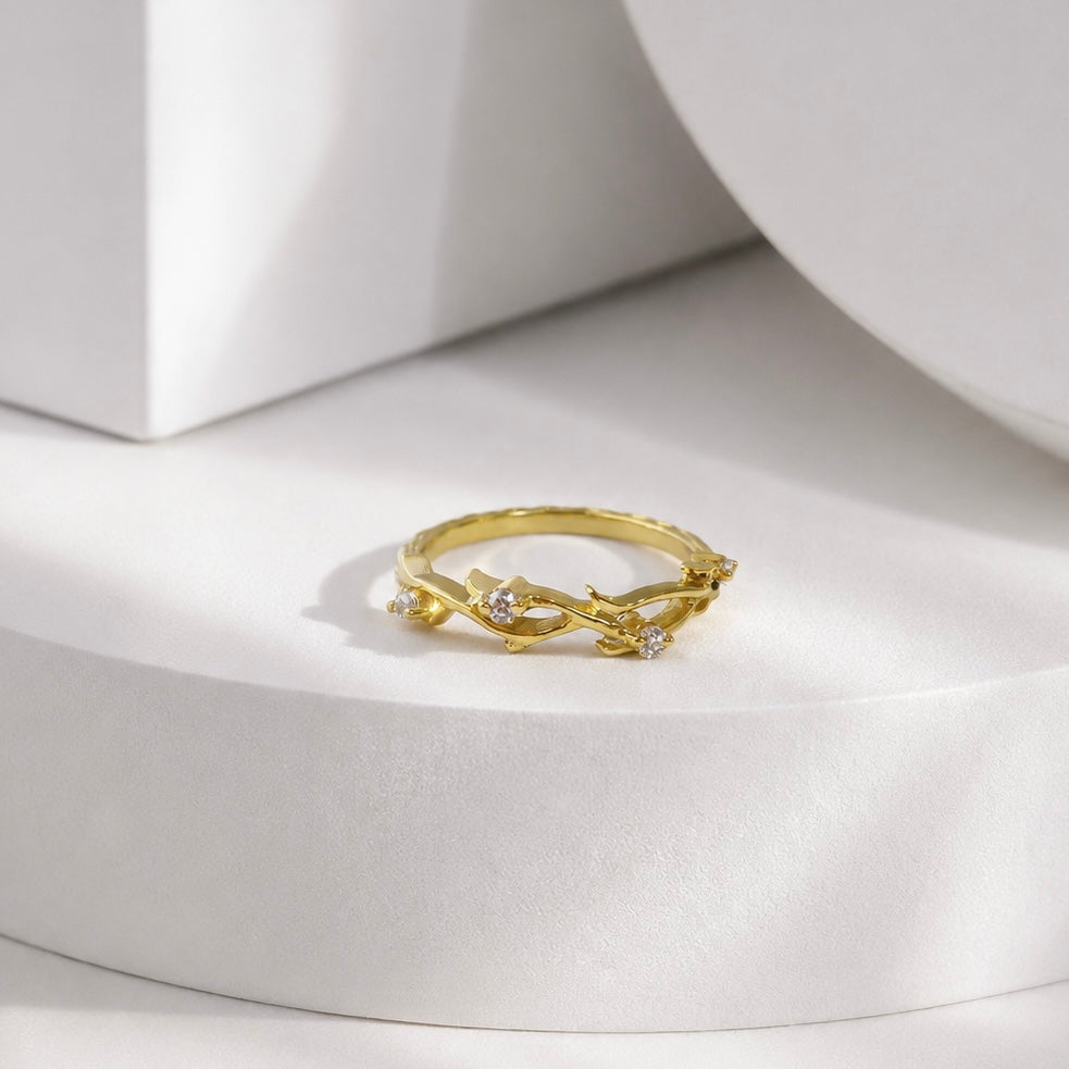 Dainty Twig Ring