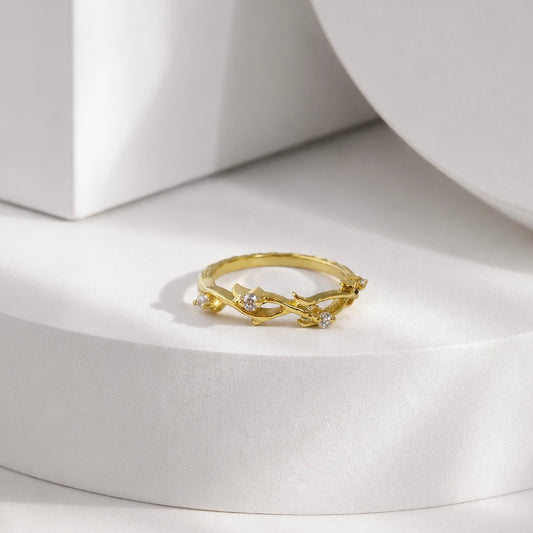 Dainty Twig Ring