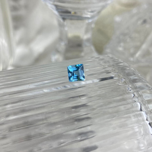 Blue Topaz Octagon 5x5mm natural