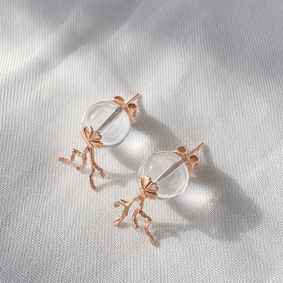 Ikebana Ear Stud