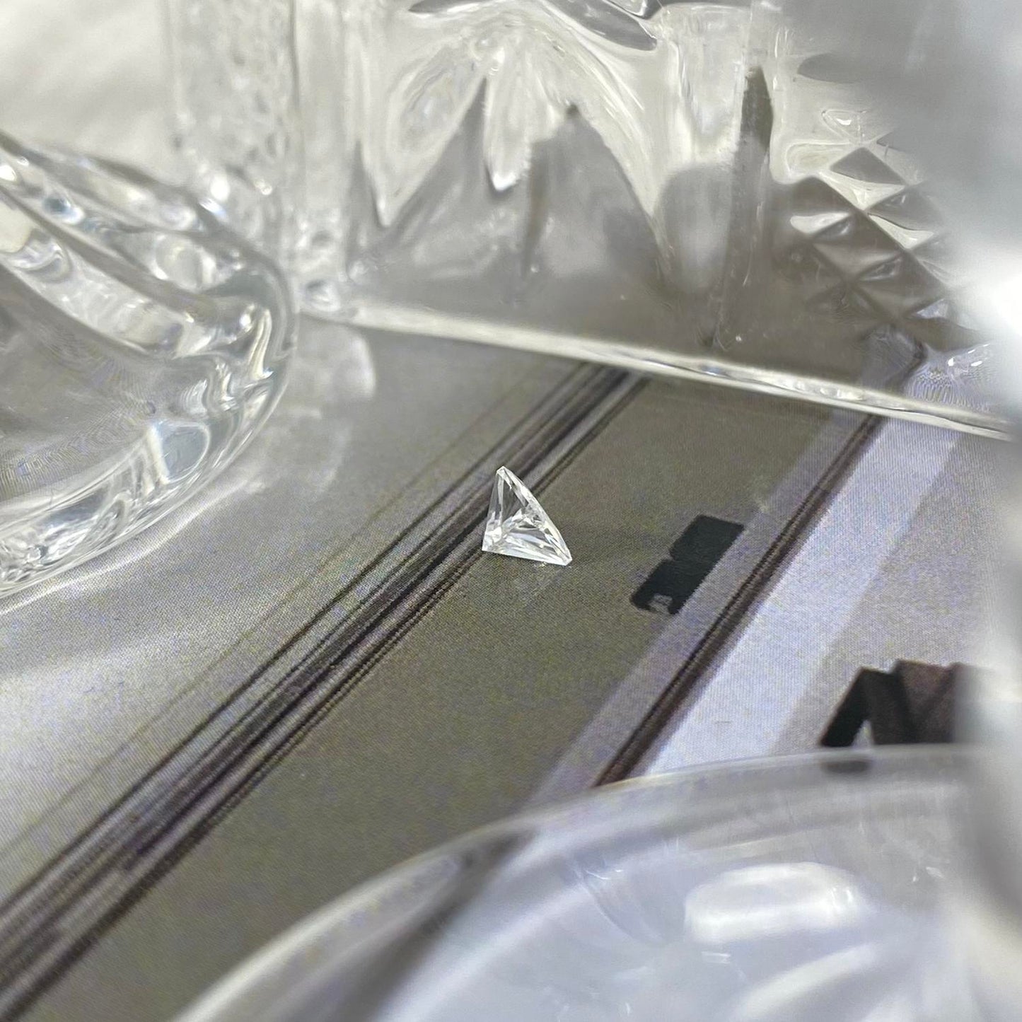 Moissanite Trillion 0,5 ct 5x5mm