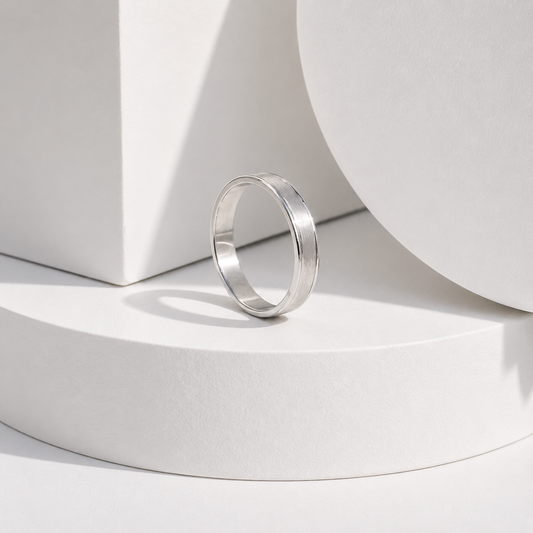 Step Edge Ring White