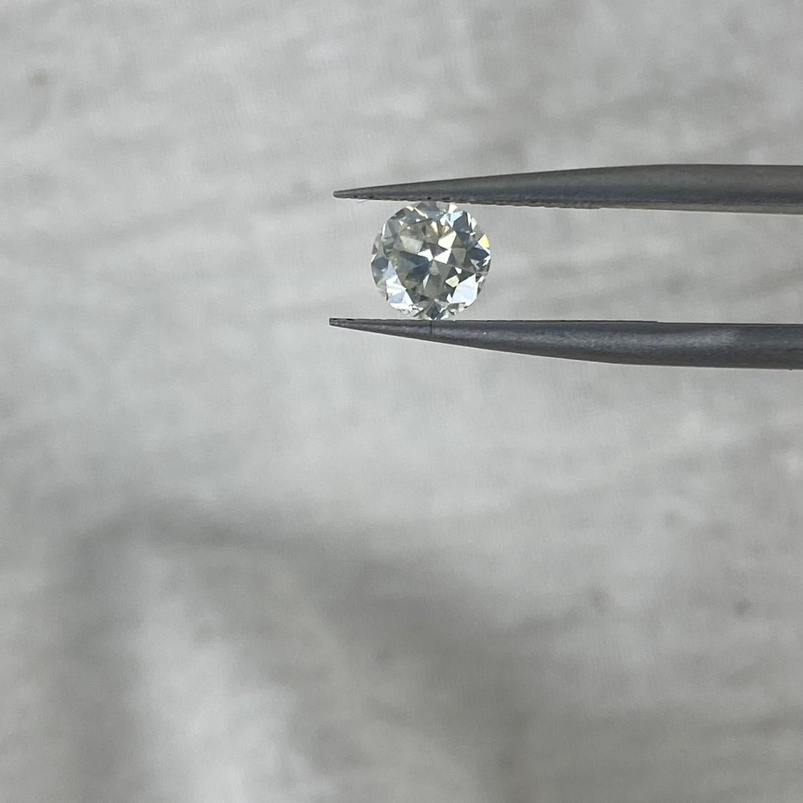 Natural White Diamond 0,5ct 5mm