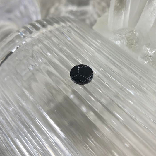Black Howlite Round 8mm natural