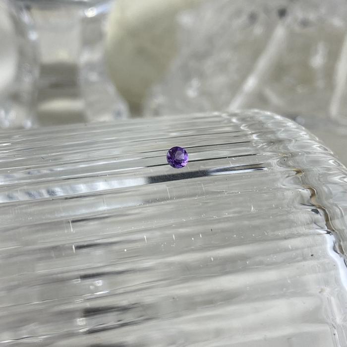 Amethyst Round 2,5mm natural