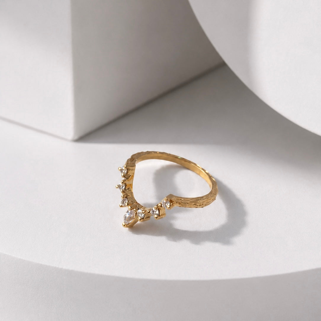 Sparkling Chamber Ring