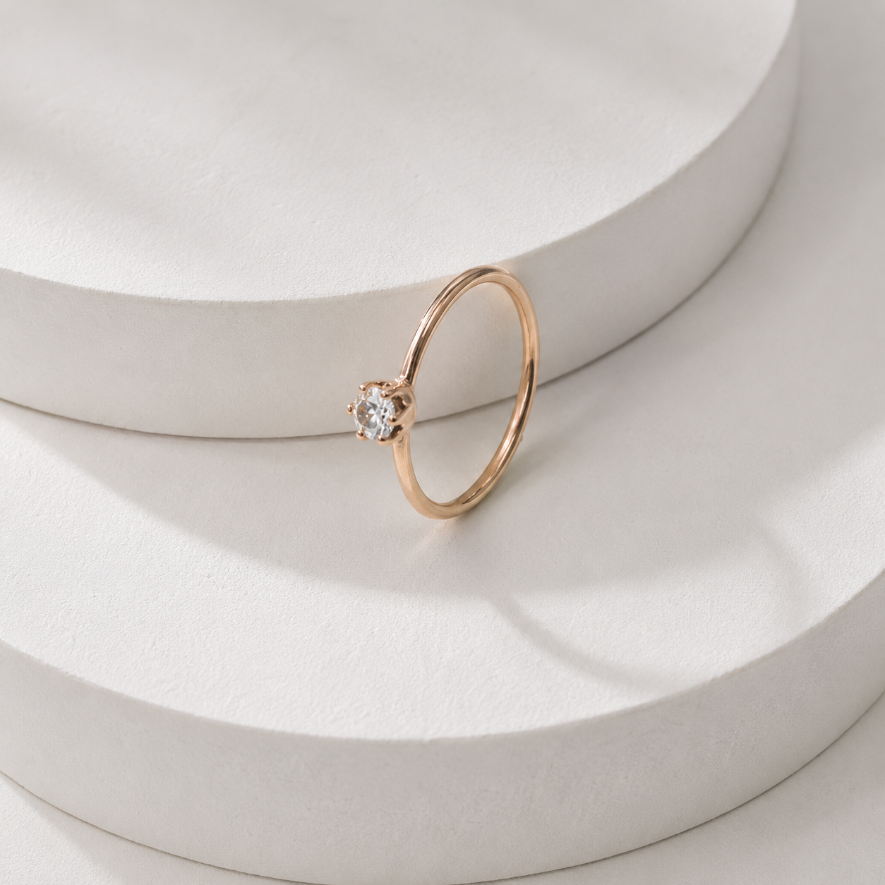 Dot Diamond Ring