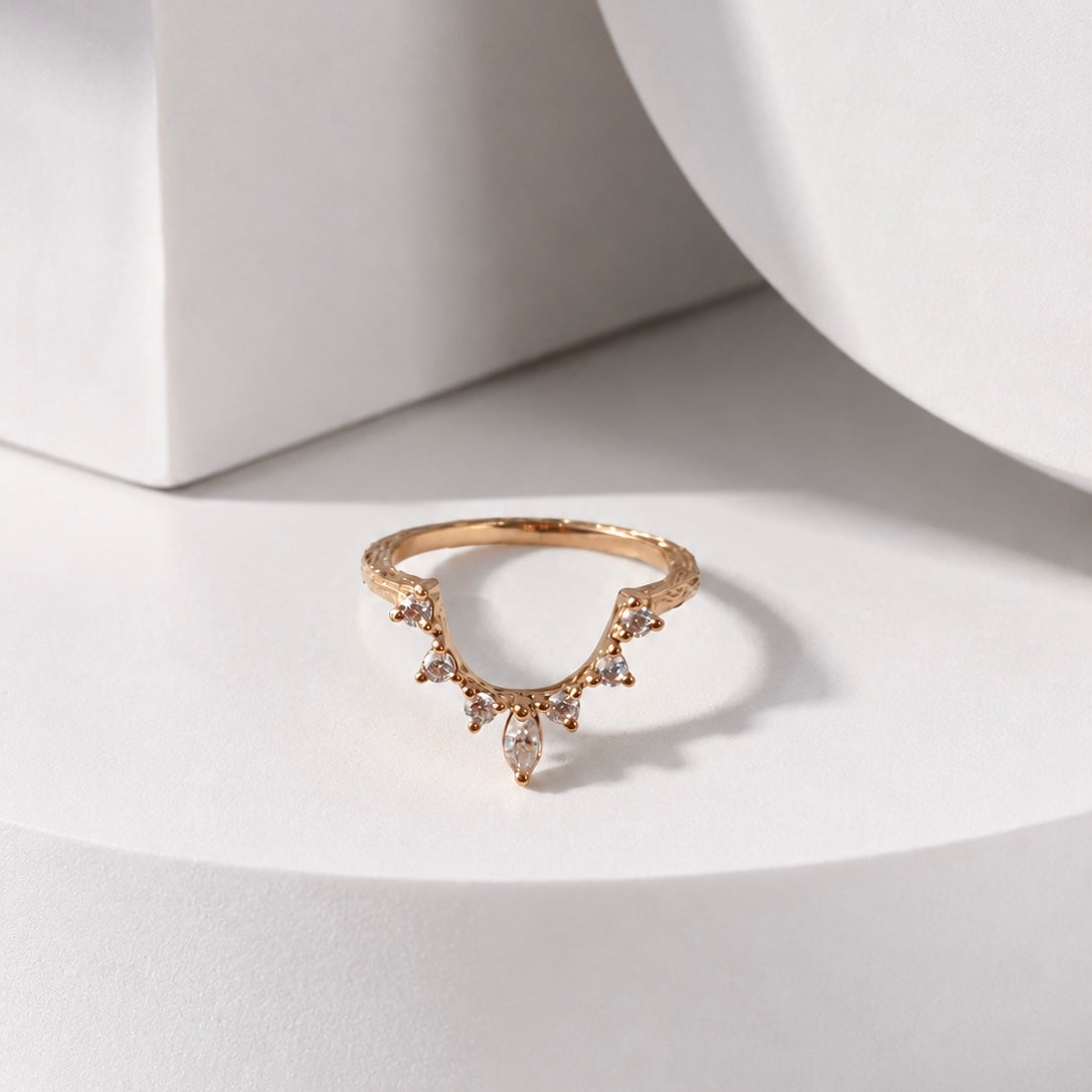 Sparkling Chamber Ring