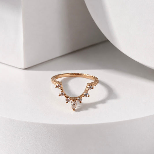 Sparkling Chamber Ring