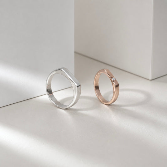 Signet Square Ring