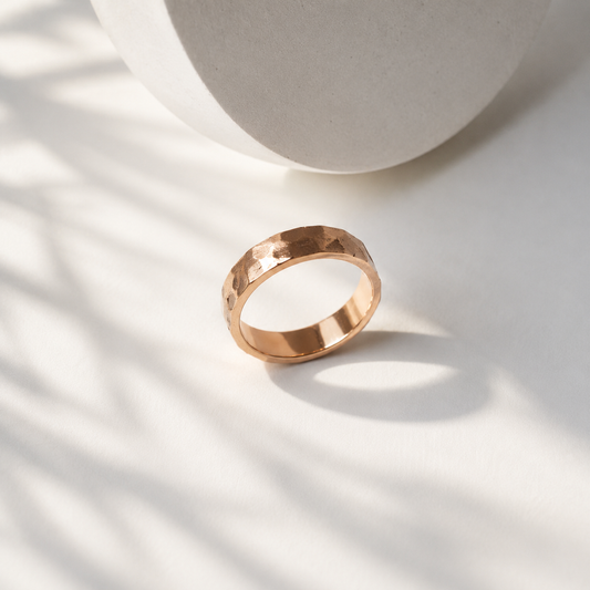Hammered Rosegold Glossy