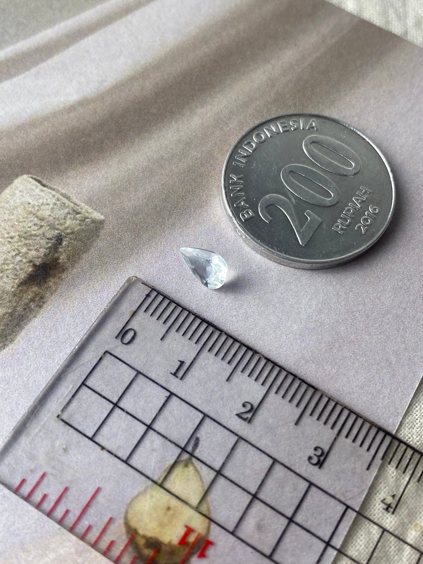 Aquamarine Pear 0,7 ct 8x5mm