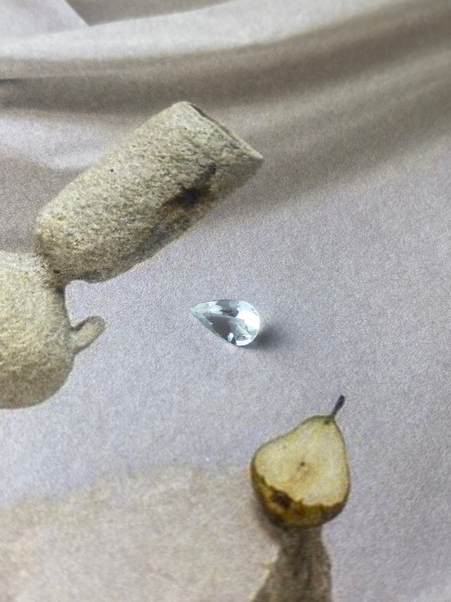 Aquamarine Pear 0,7 ct 8x5mm