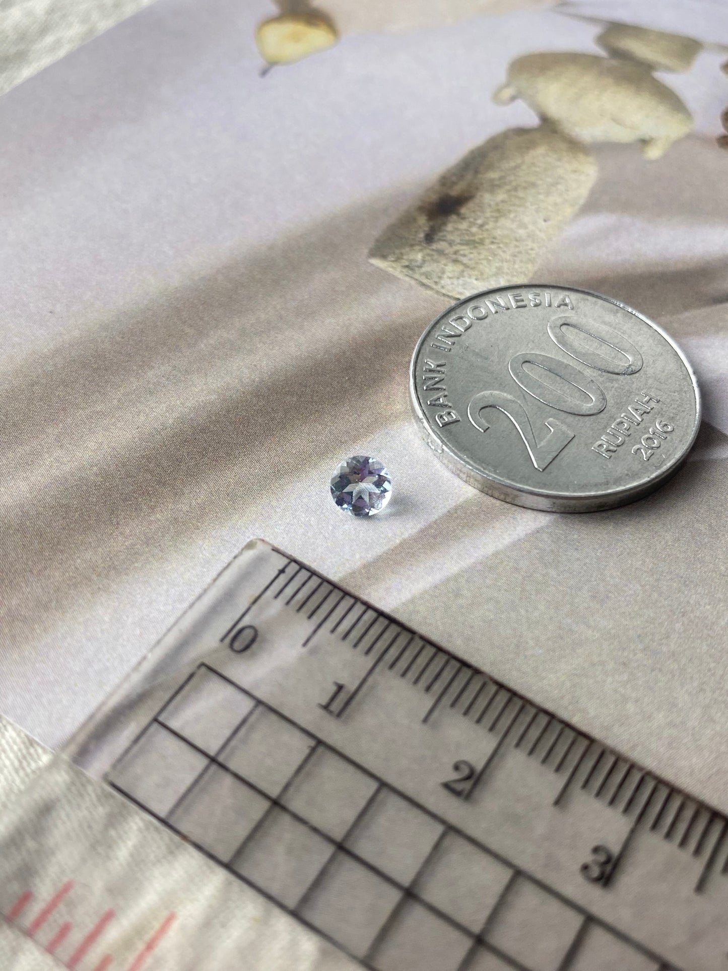 Aquamarine Round 0,17 ct 5mm