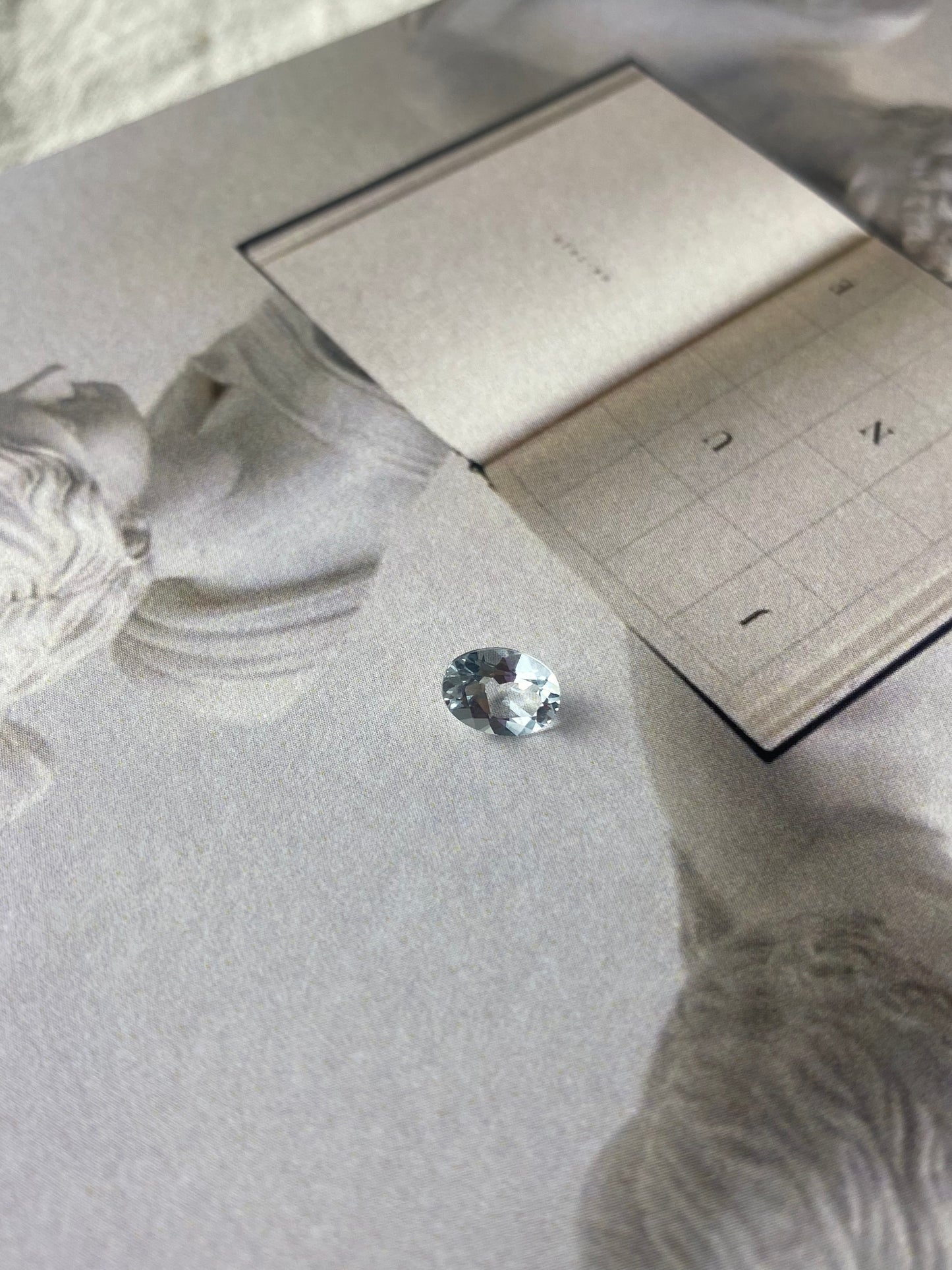 Aquamarine Oval 0,75 ct 7x5mm