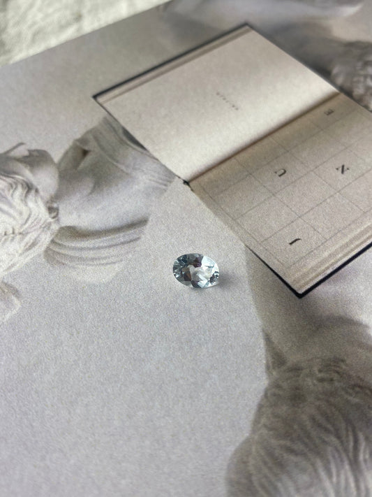 Aquamarine Oval 0,75 ct 7x5mm