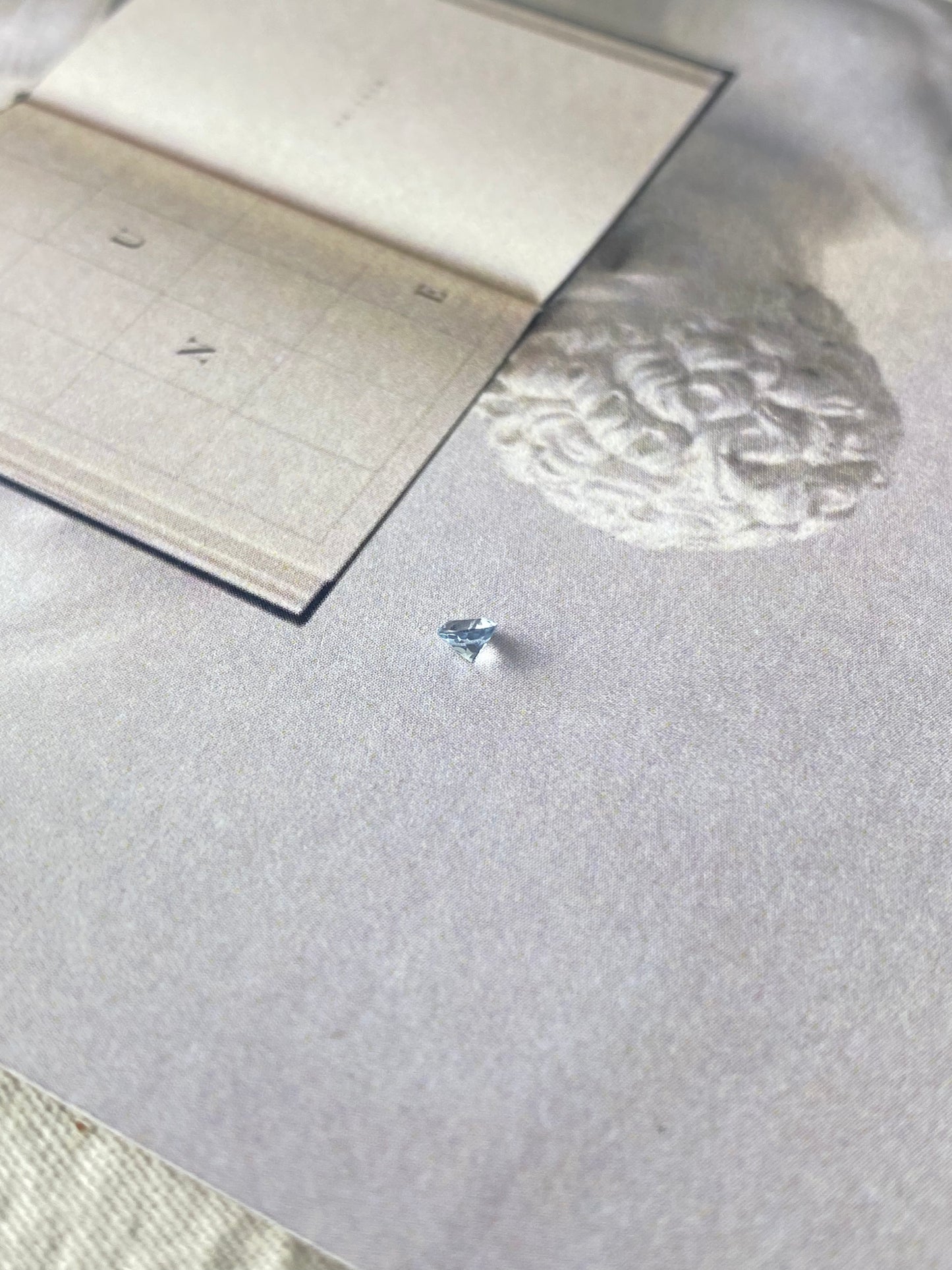 Aquamarine Round 0,1 ct 3mm