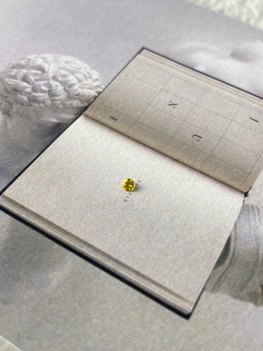 Yellow Diamond Round 2,5mm