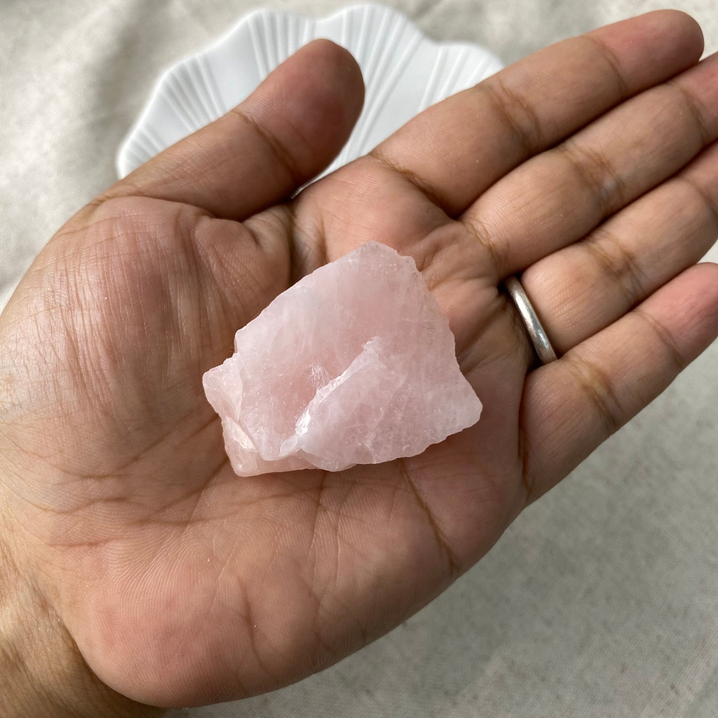 Raw Rose Quartz