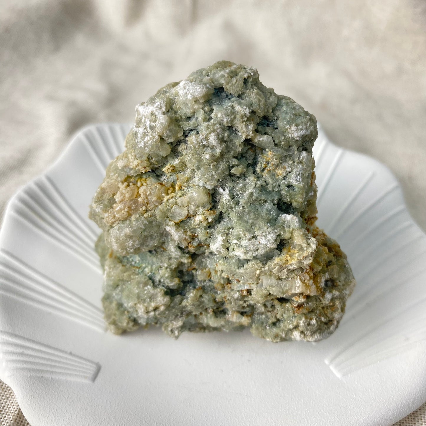 Raw Green Calcite