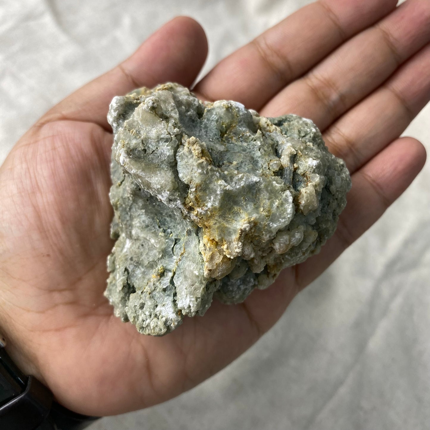 Raw Green Calcite