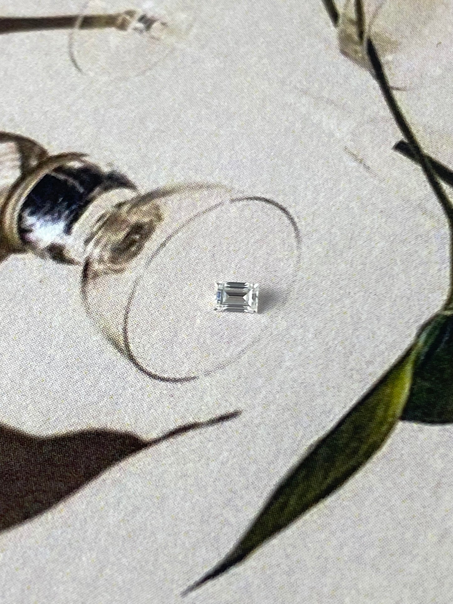 Moissanite Baguette 2x3mm