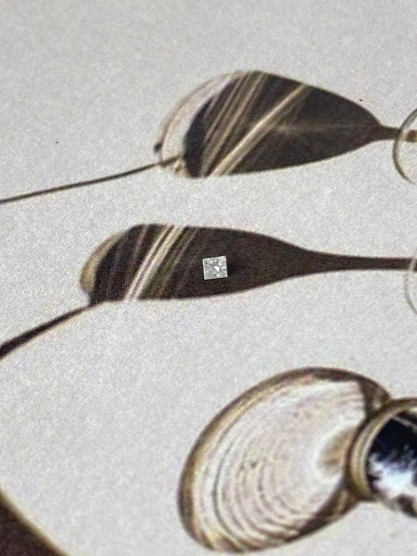 Natural White Diamond Square 2x2mm