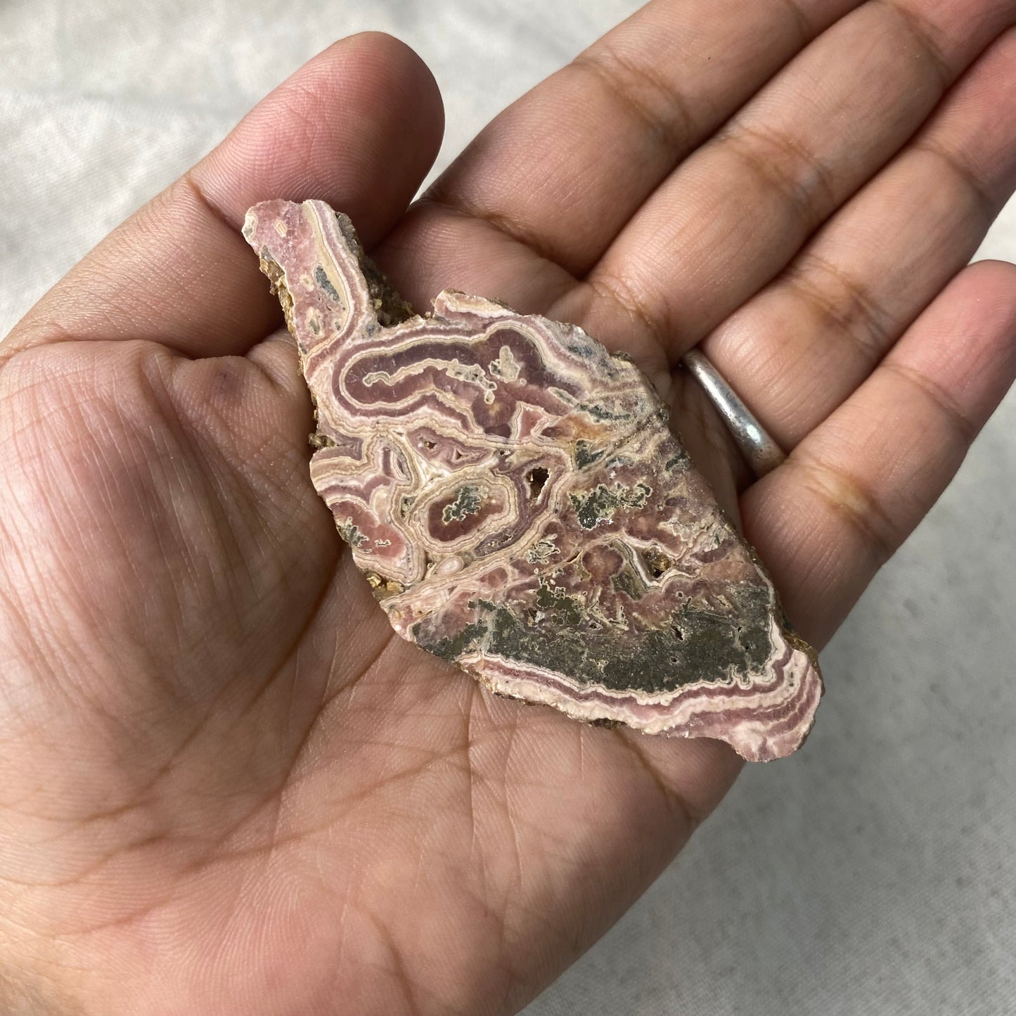 Raw Rhodochrosite