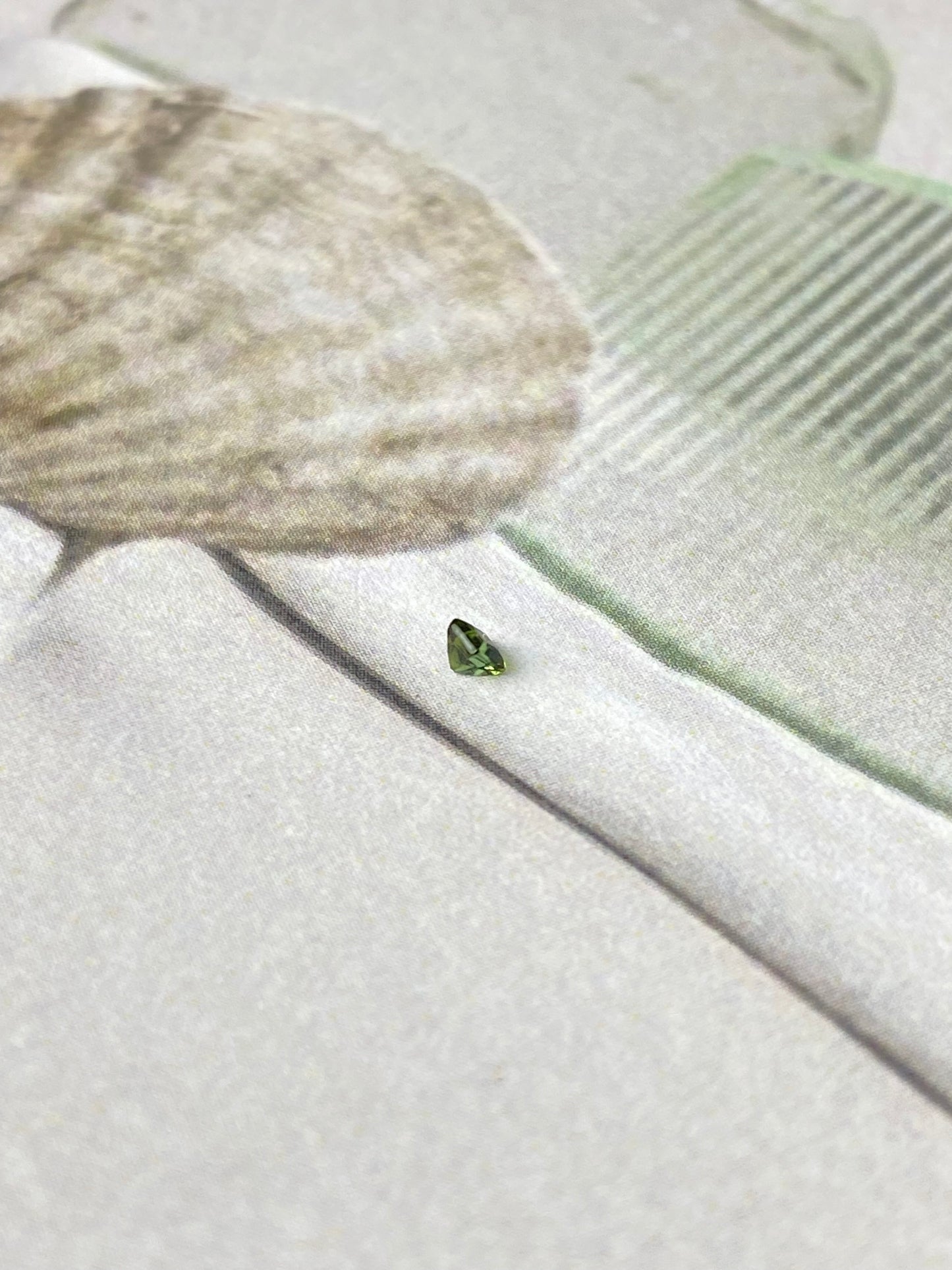 Square Green Tourmaline 2mm
