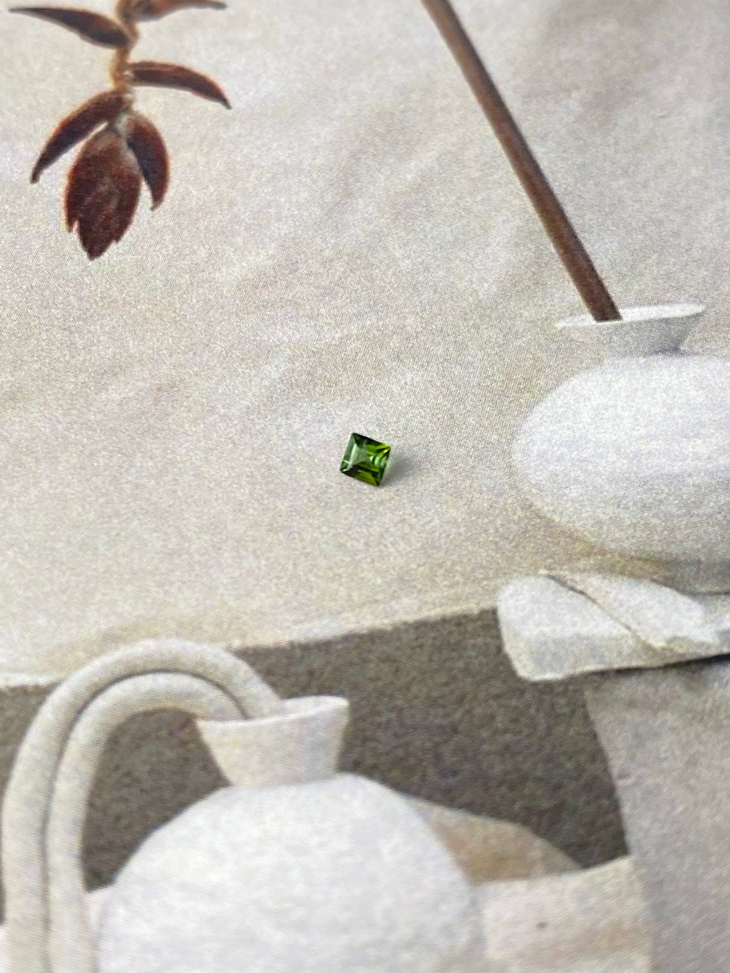 Square Green Tourmaline 2,5mm