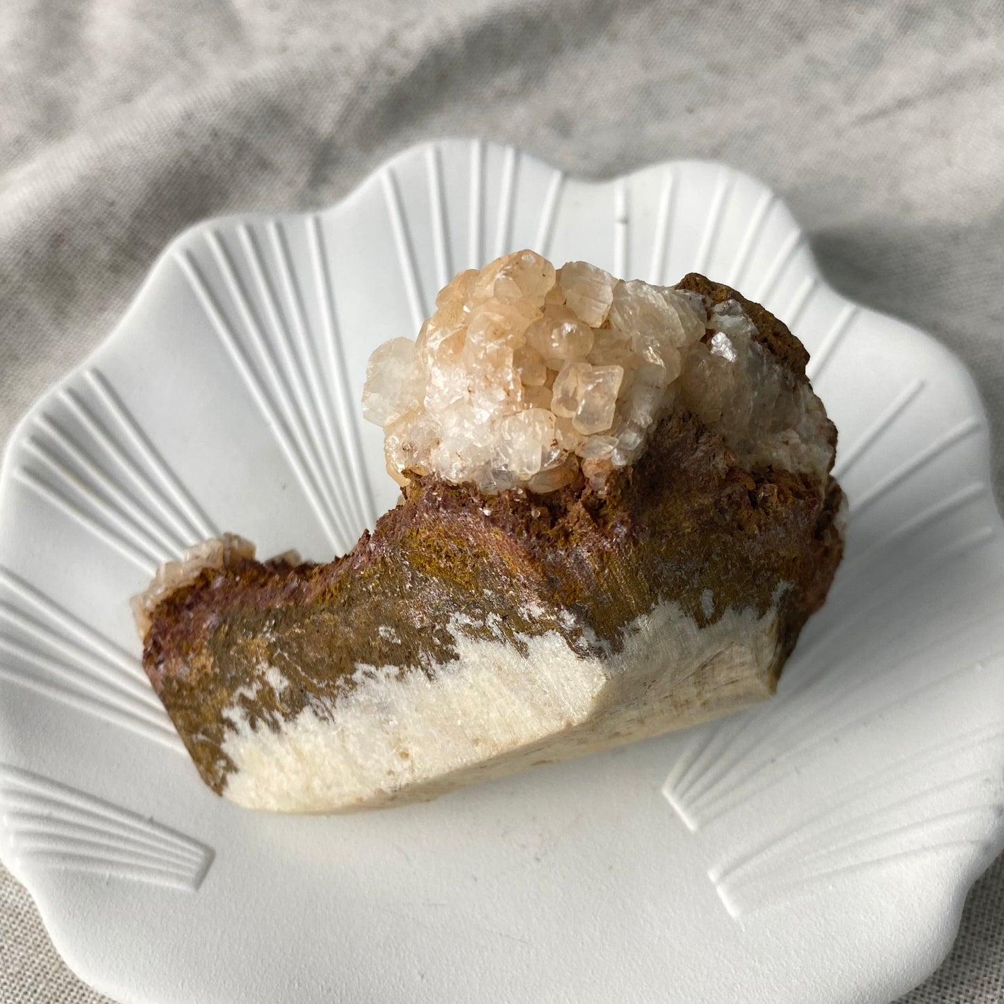 Raw Vanadinite Barite