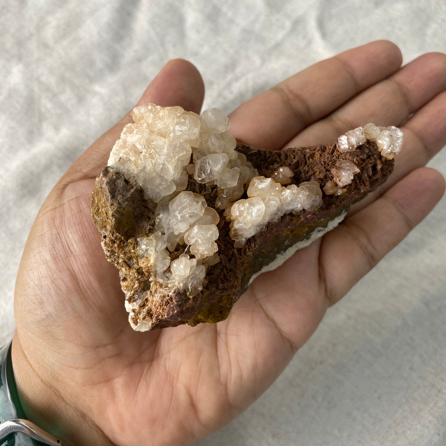 Raw Vanadinite Barite