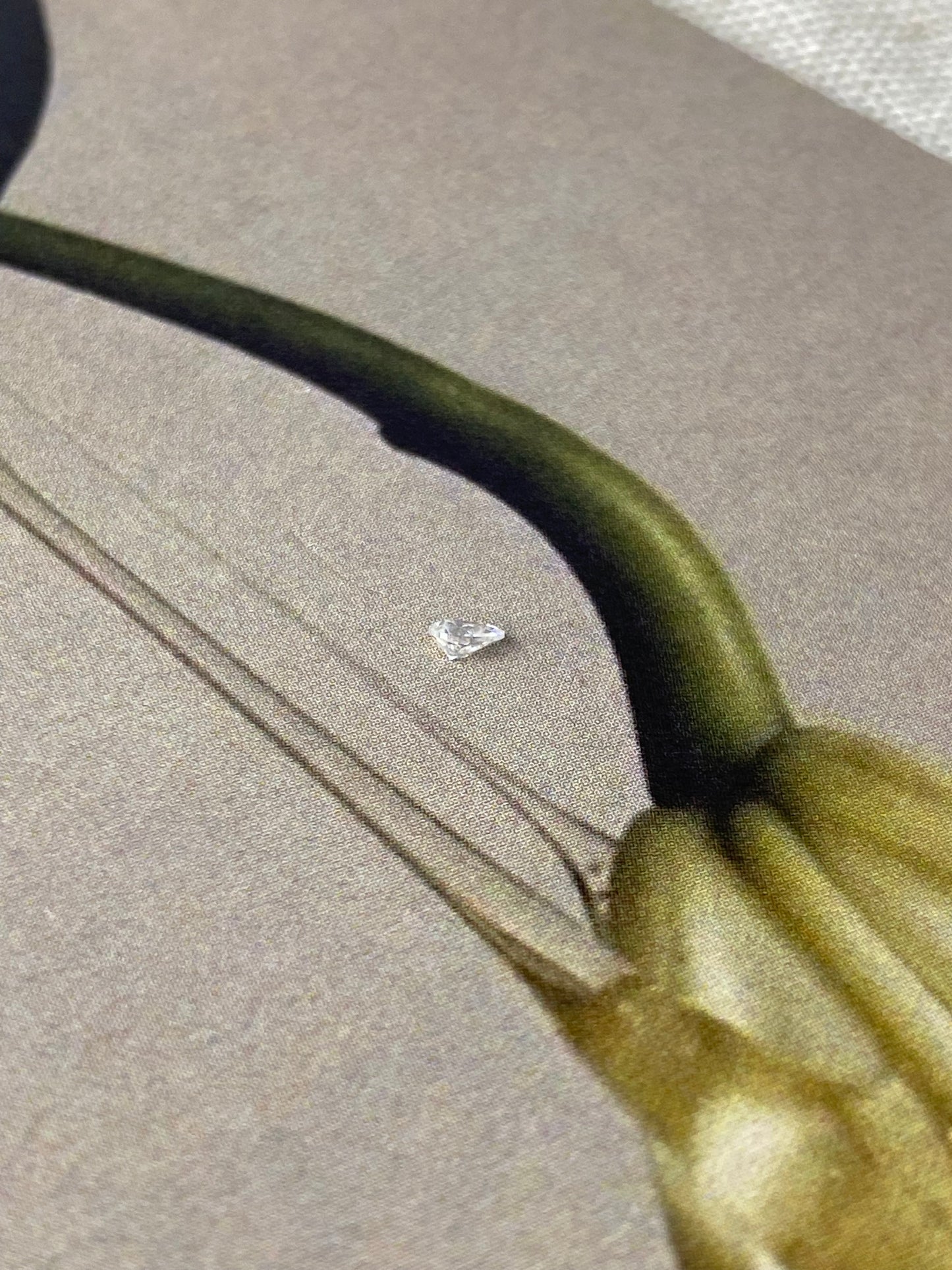 Moissanite Pear 2x3mm