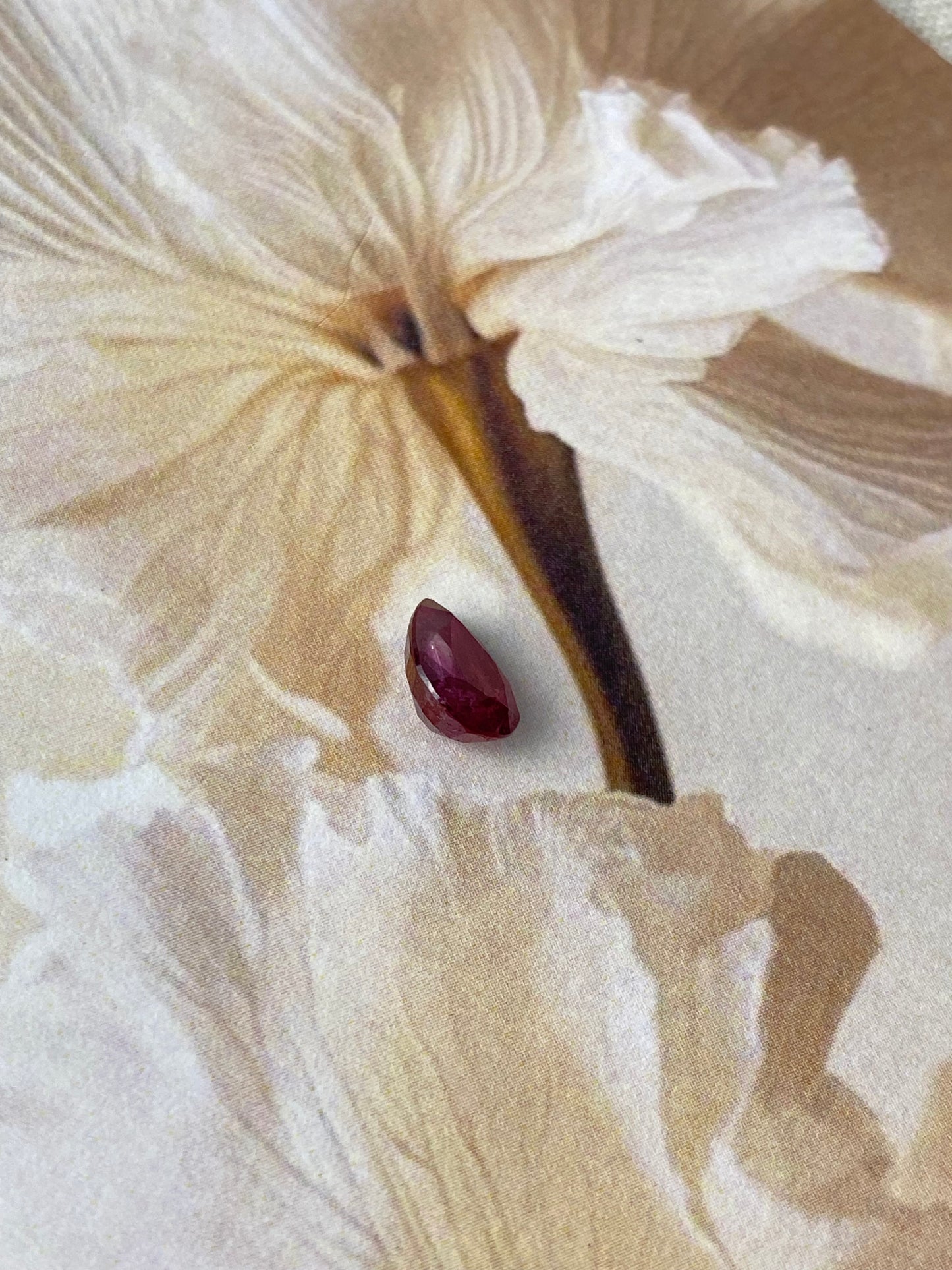 Red Ruby Pearcut 2,23ct 8,9x6,8x4,3mm