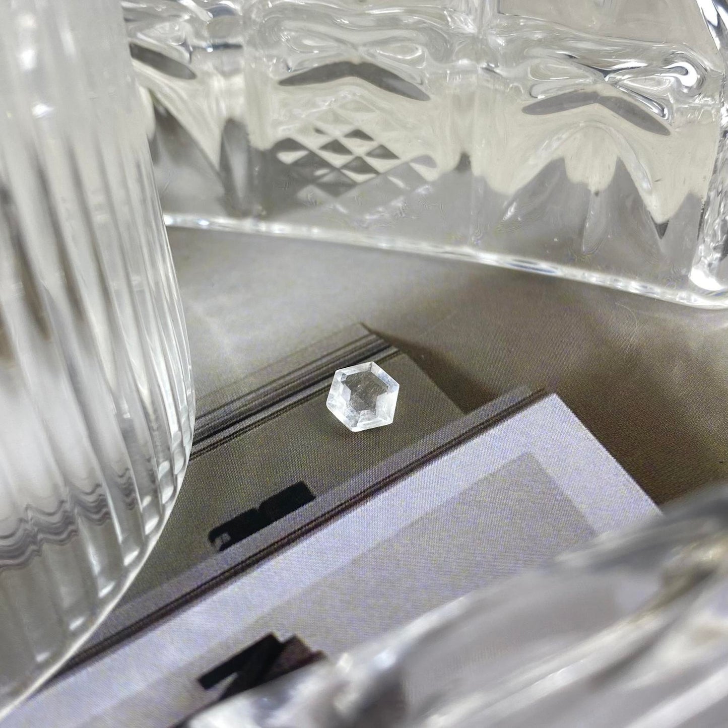 Hexagon Quartz 6mm natural